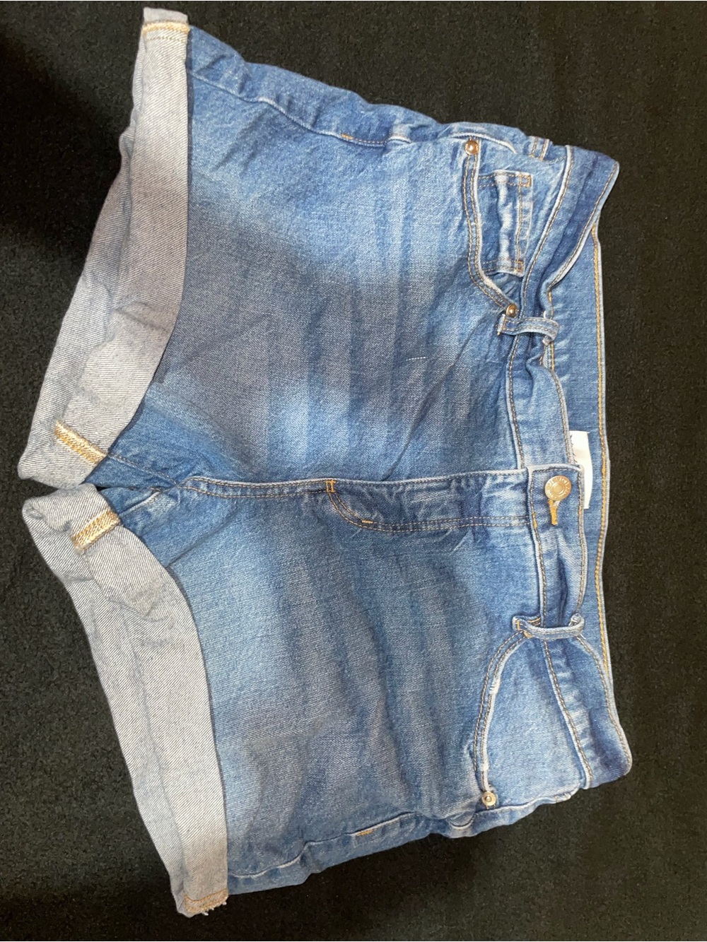 LOFT Women's Classic Blue Cuffed Denim Shorts